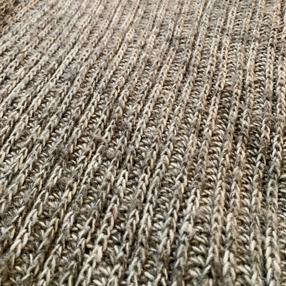 Anthropologie Casado Green Saturday Sunday chunky knit shawl cardigan sweater - Picture 5 of 7